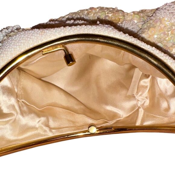 Vintage Sequin and Bead Embellished Handbag - Picture 4 of 4